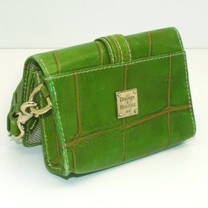 Green Animal Pattern Wristlet | Vintage Wallet